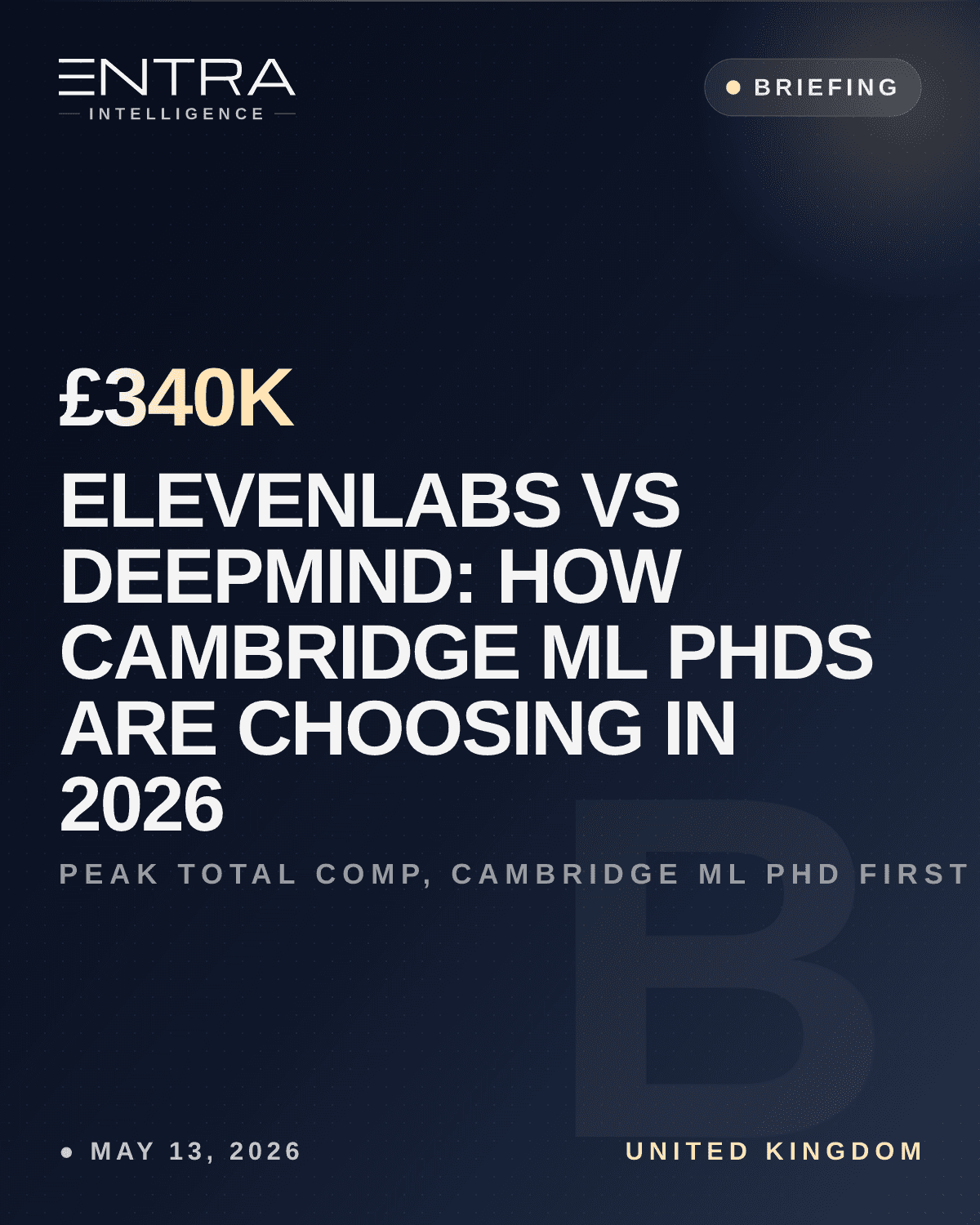 ElevenLabs vs DeepMind: How Cambridge ML PhDs Are Choosing in 2026