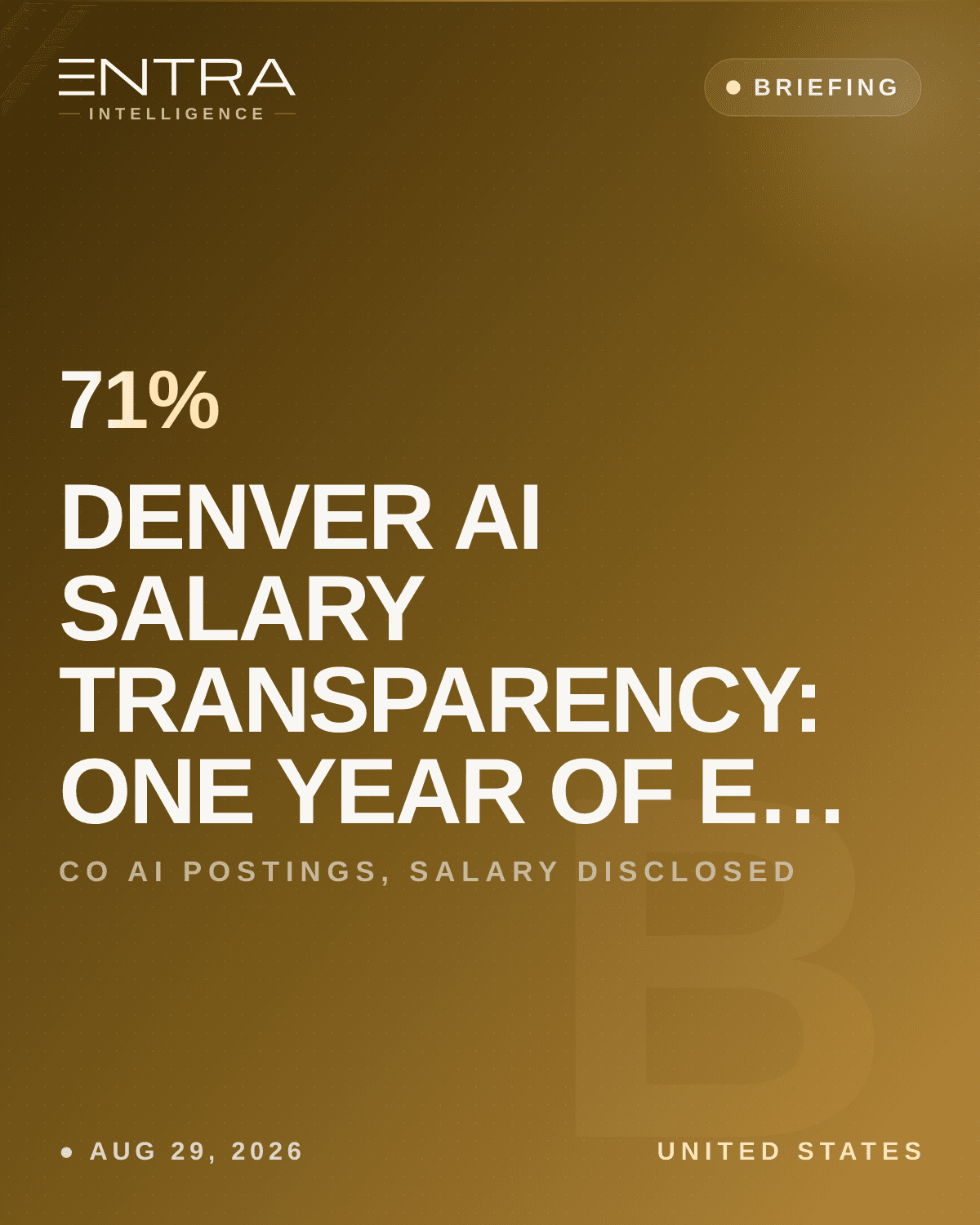 Denver AI Salary Transparency: One Year of EPEWA