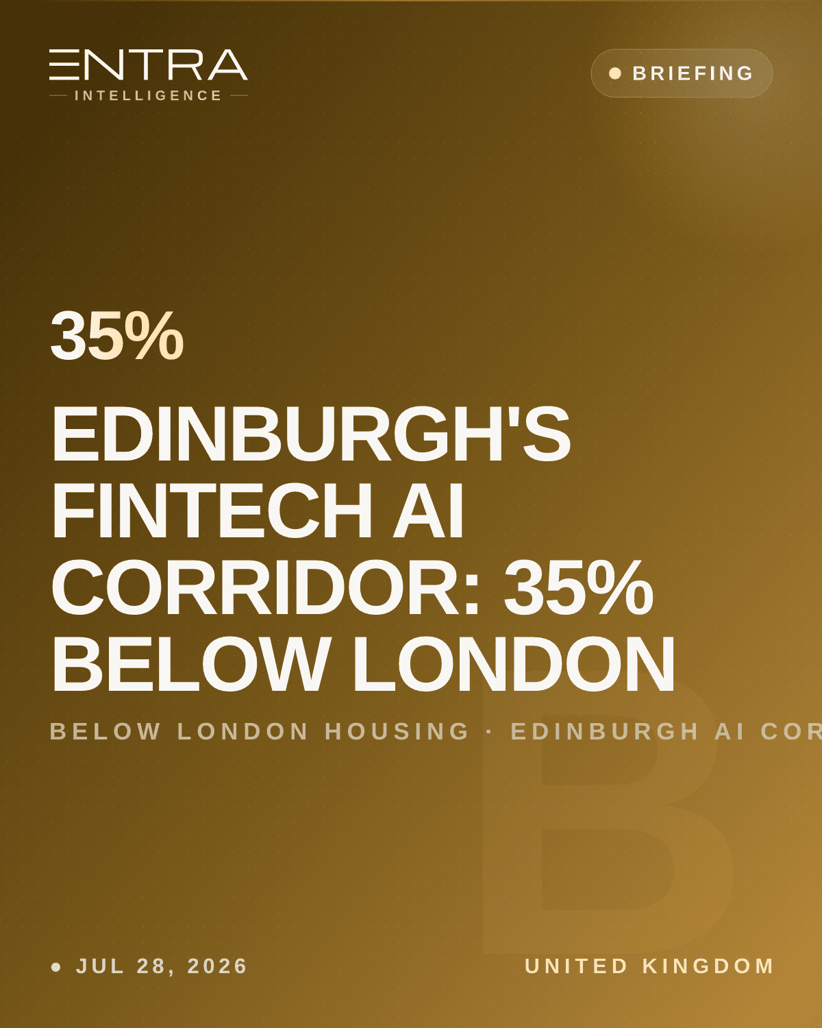 Edinburgh's Fintech AI Corridor: 35% Below London