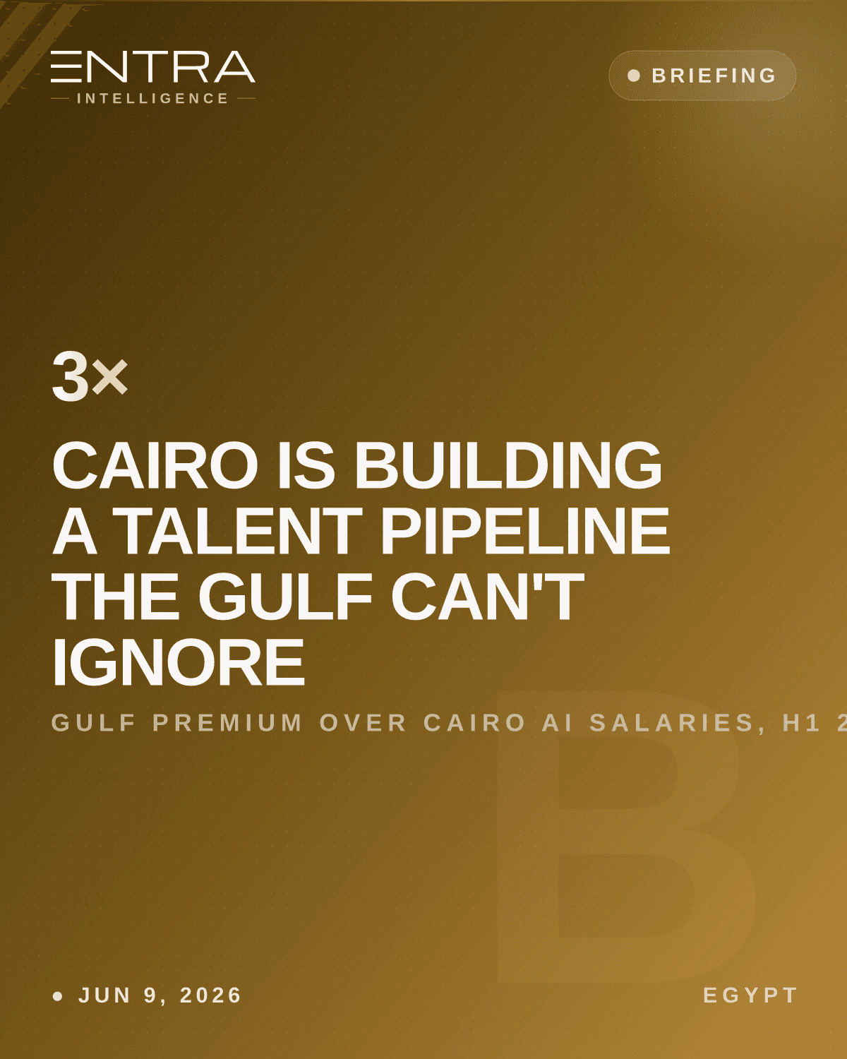 Cairo Is Building a Talent Pipeline the Gulf Can't Ignore