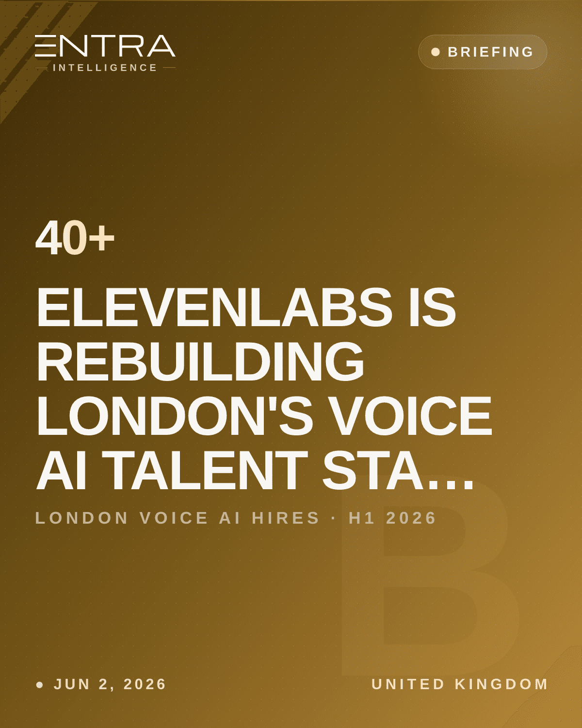 ElevenLabs Is Rebuilding London's Voice AI Talent Stack