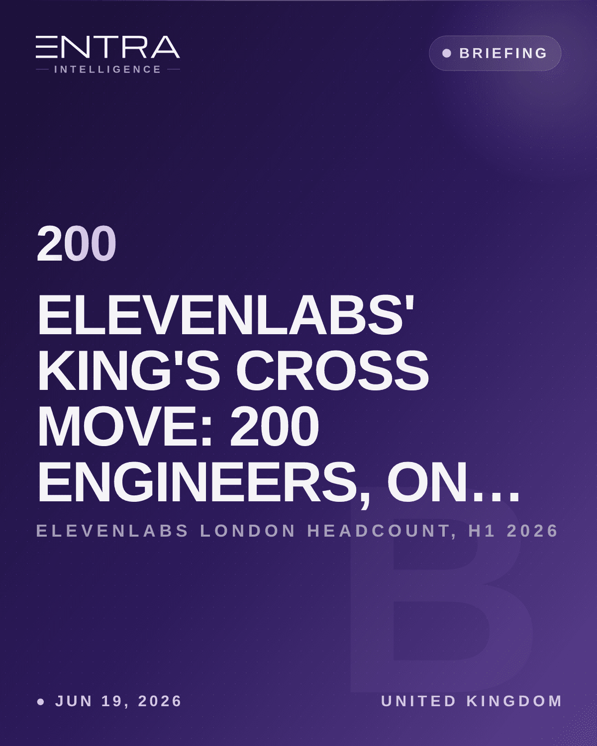 ElevenLabs' King's Cross Move: 200 Engineers, One Bet