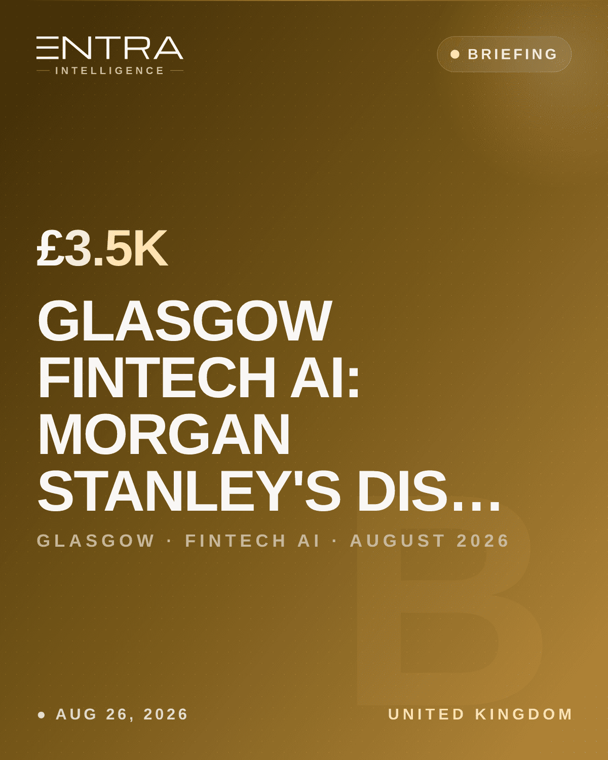 Glasgow Fintech AI: Morgan Stanley's Disclosure Geography Gap