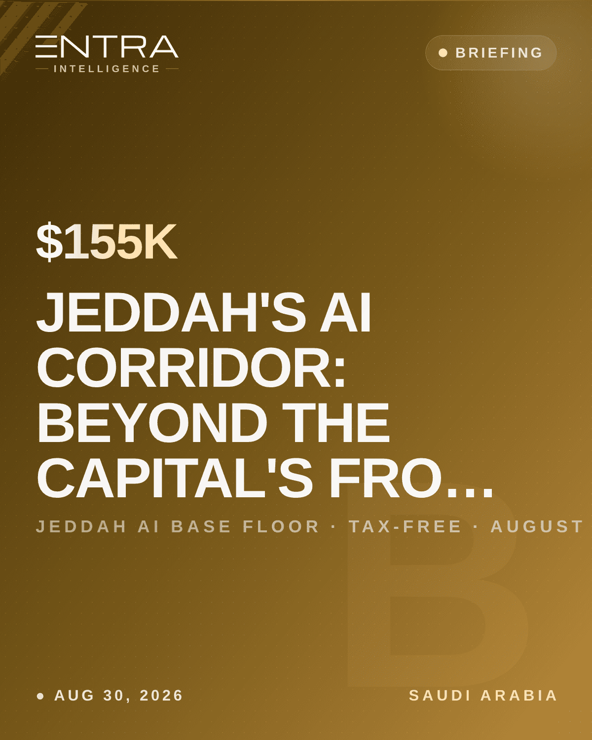 Jeddah's AI Corridor: Beyond the Capital's Frontier Labs