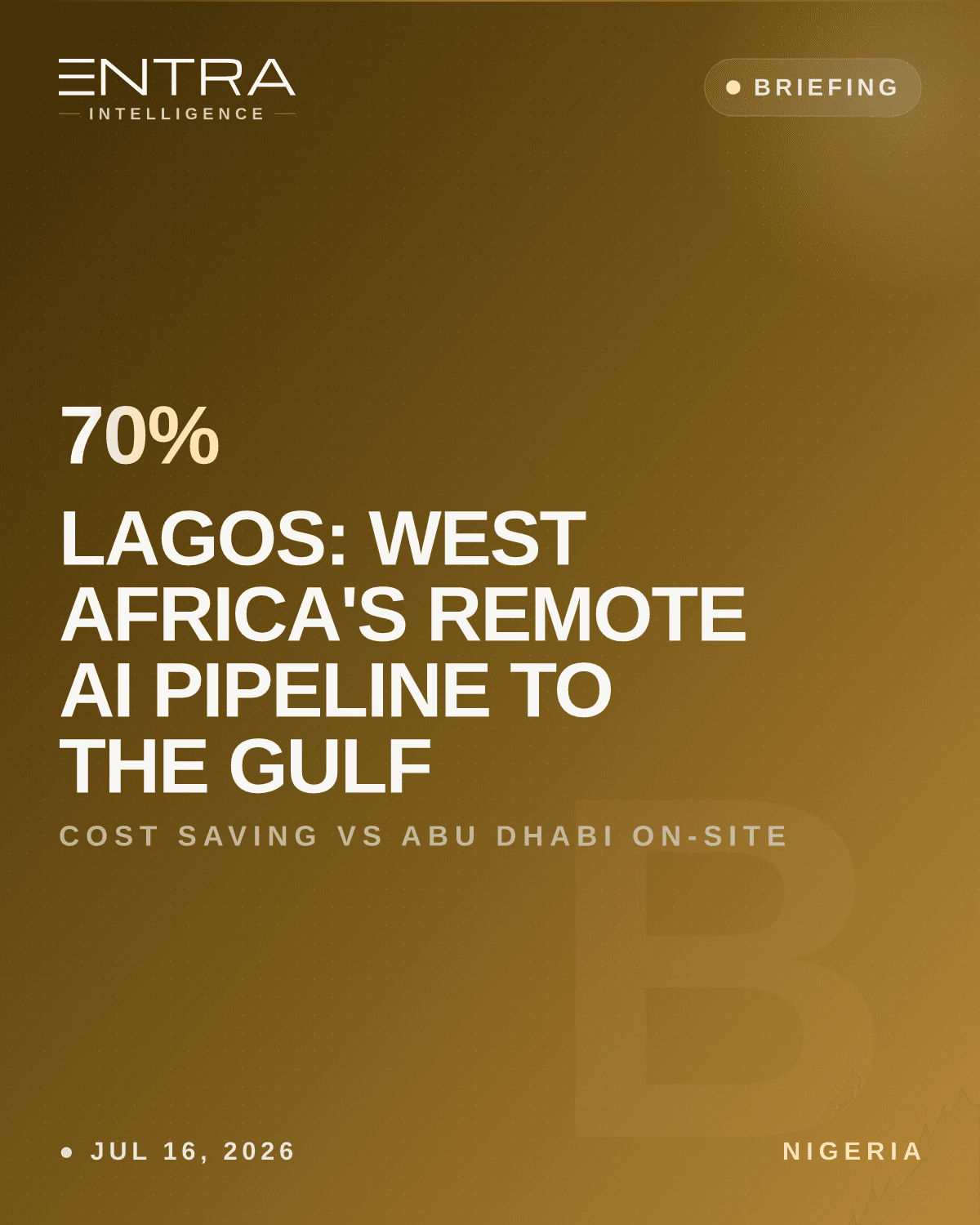 Lagos: West Africa's Remote AI Pipeline to the Gulf