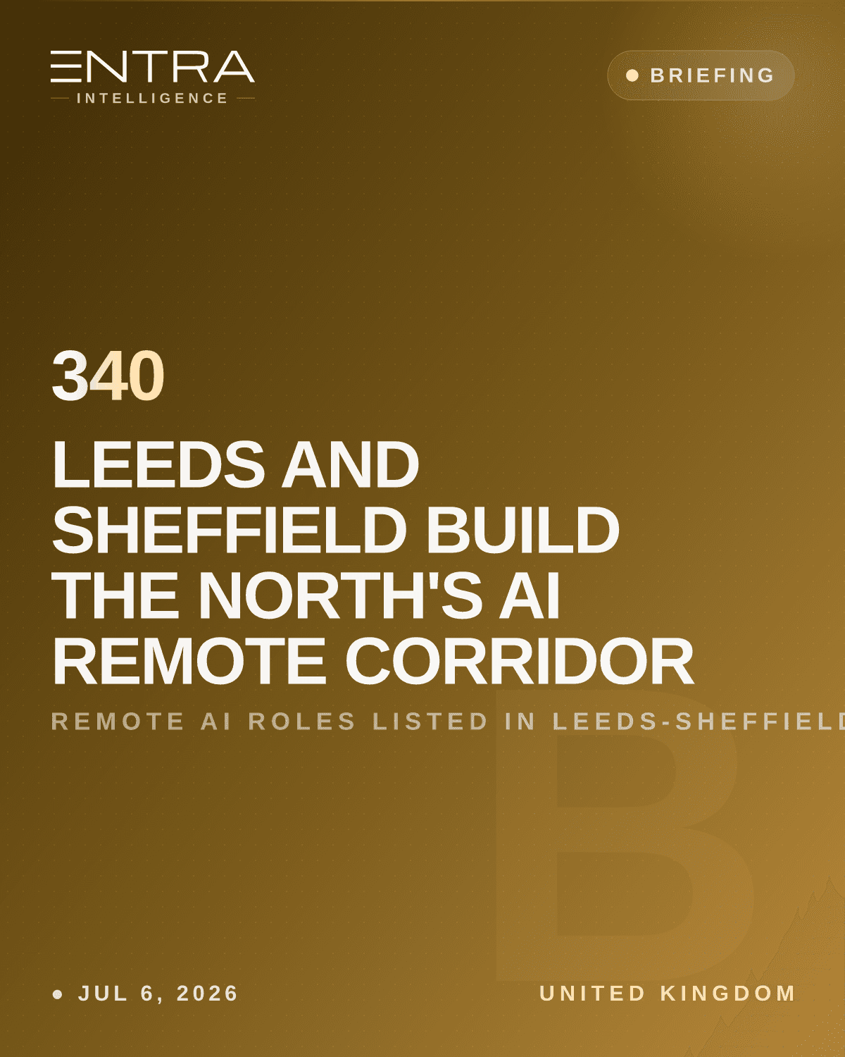Leeds and Sheffield Build the North's AI Remote Corridor