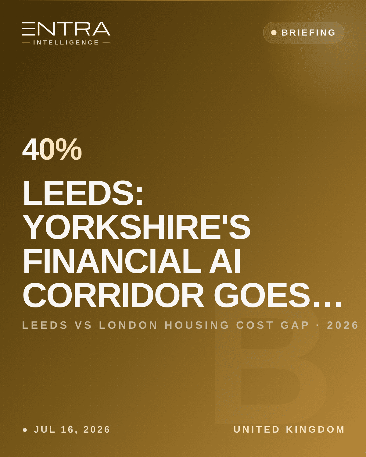 Leeds: Yorkshire's Financial AI Corridor Goes Remote