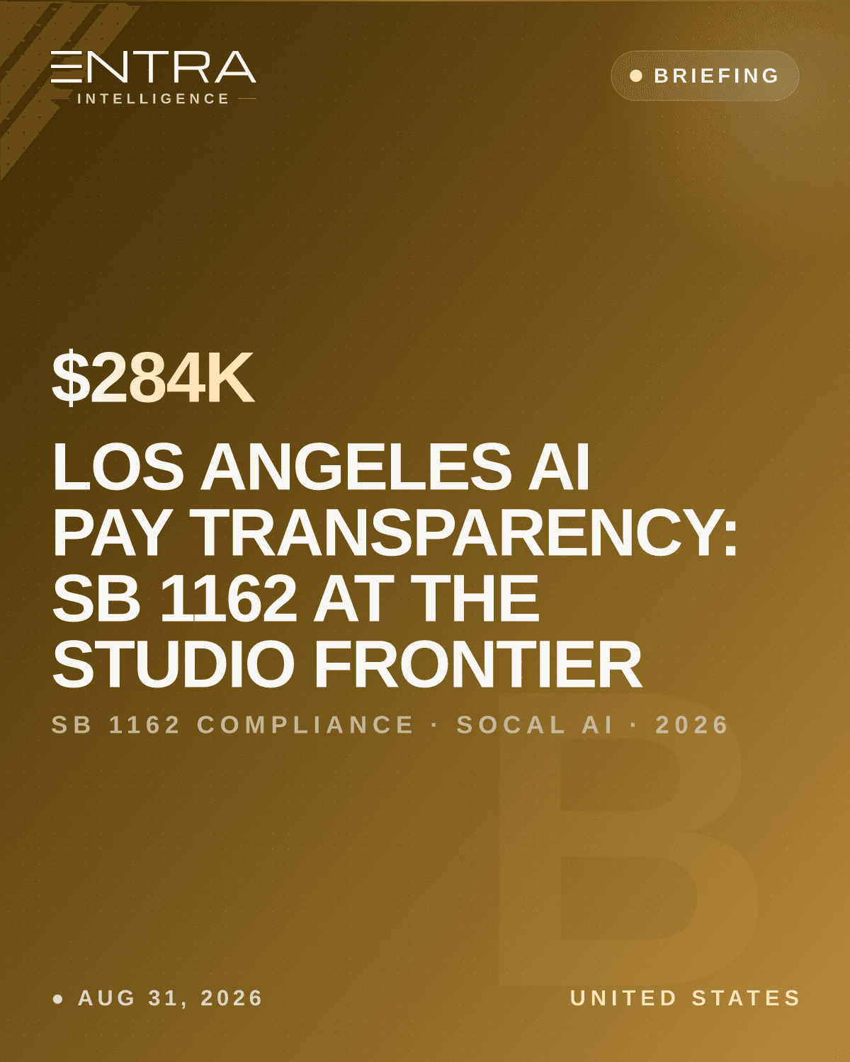 Los Angeles AI Pay Transparency: SB 1162 at the Studio Frontier