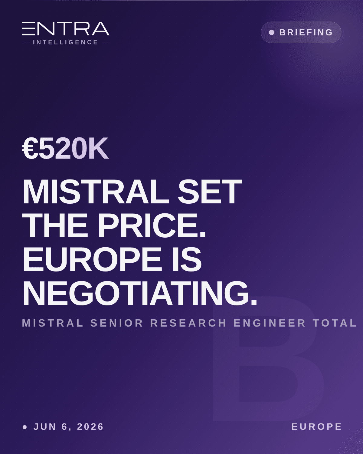 Mistral Set the Price. Europe Is Negotiating.