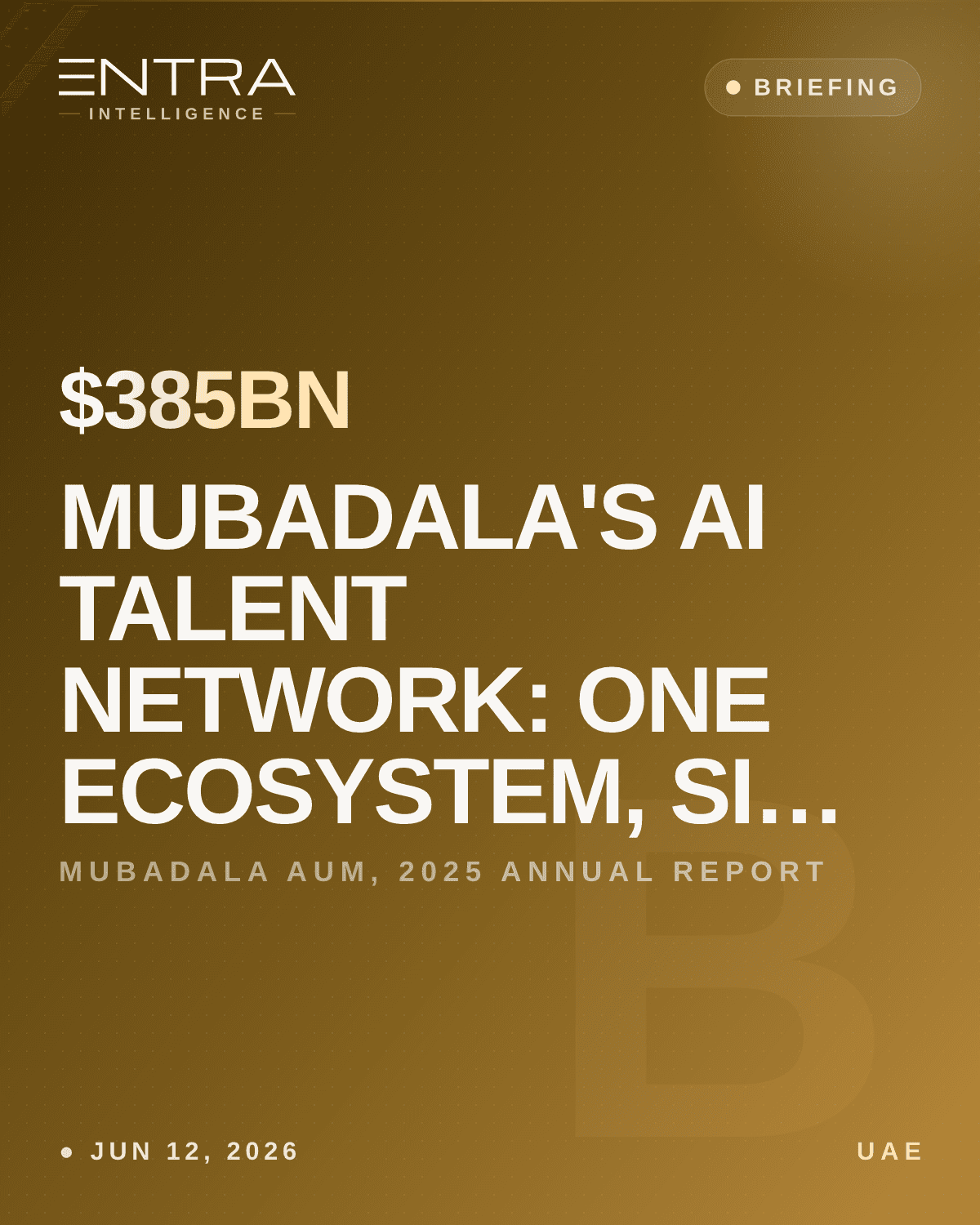 Mubadala's AI Talent Network: One Ecosystem, Six Employers