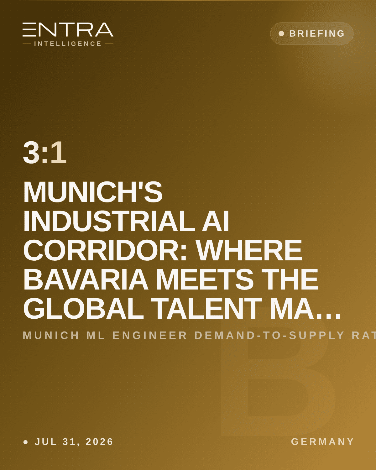 Munich's Industrial AI Corridor: Where Bavaria Meets the Global Talent Market