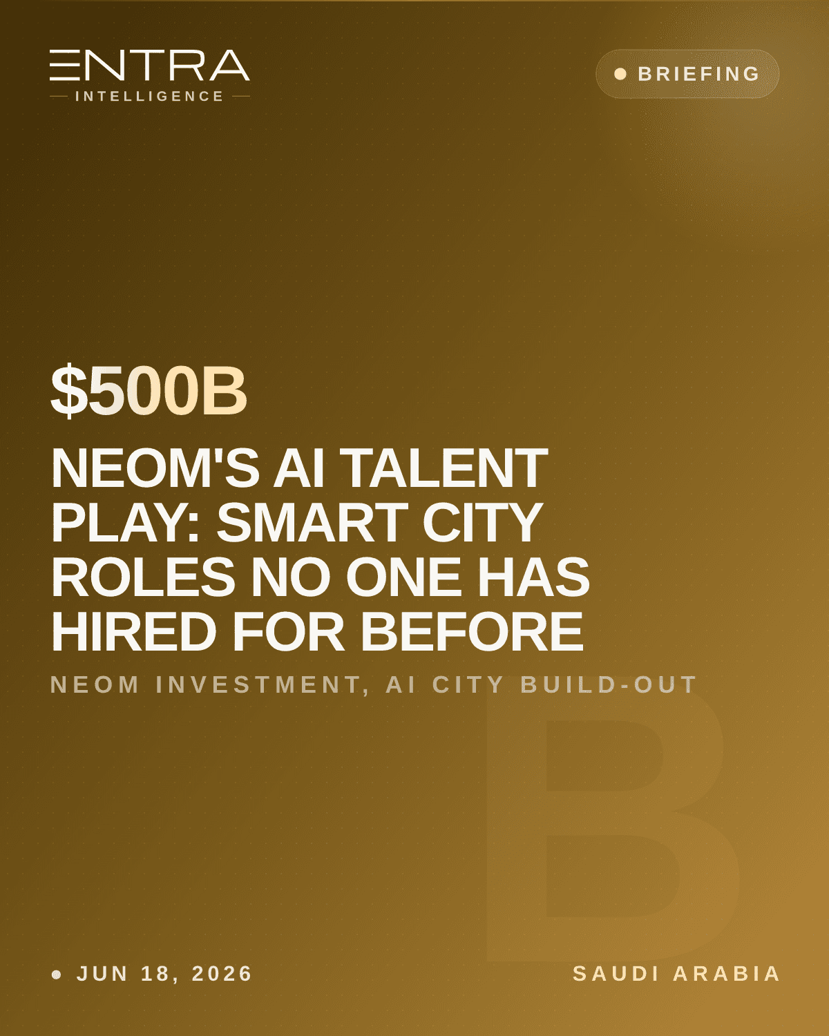 NEOM's AI Talent Play: Smart City Roles No One Has Hired for Before