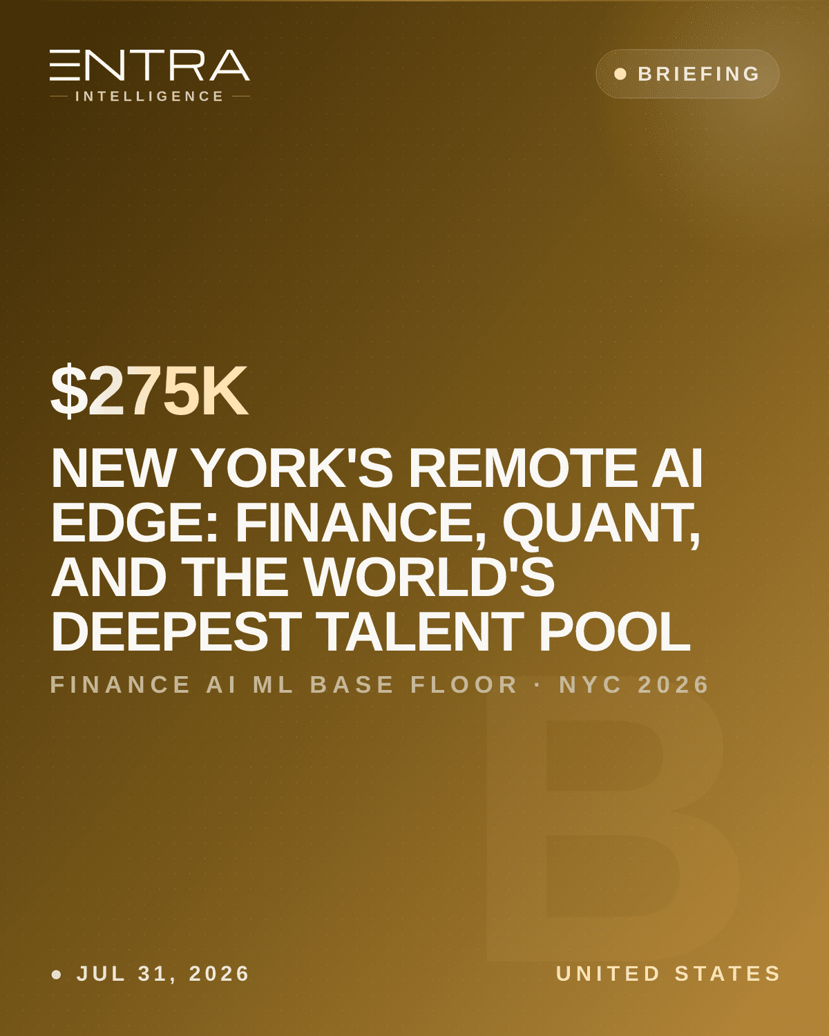 New York's Remote AI Edge: Finance, Quant, and the World's Deepest Talent Pool
