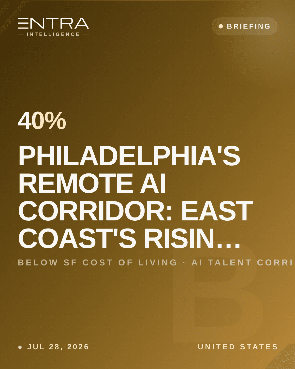 Philadelphia's Remote AI Corridor: East Coast's Rising Hub