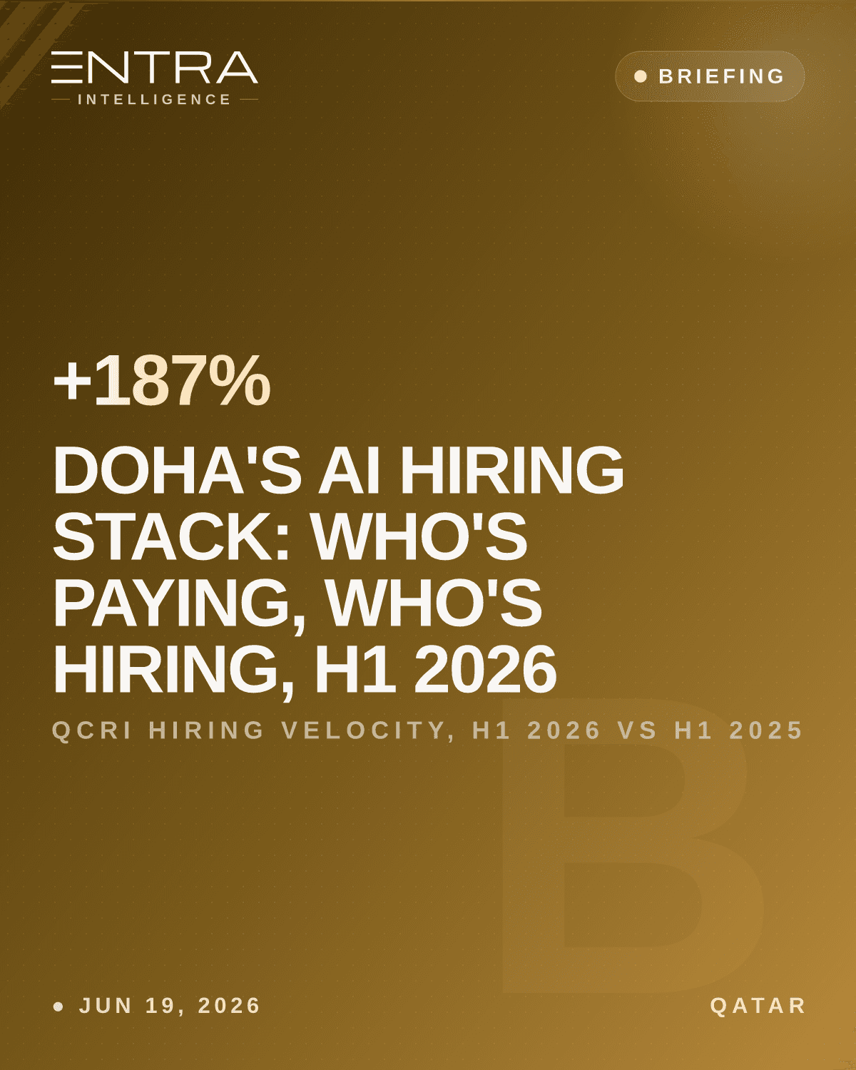 Doha's AI Hiring Stack: Who's Paying, Who's Hiring, H1 2026
