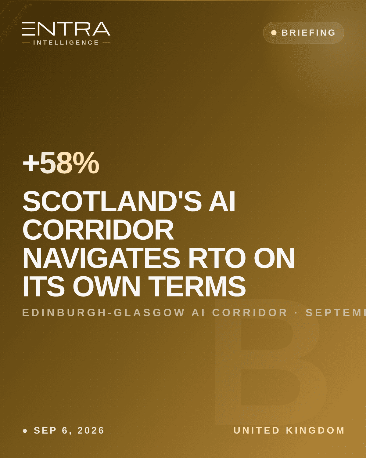 Scotland's AI Corridor Navigates RTO on Its Own Terms