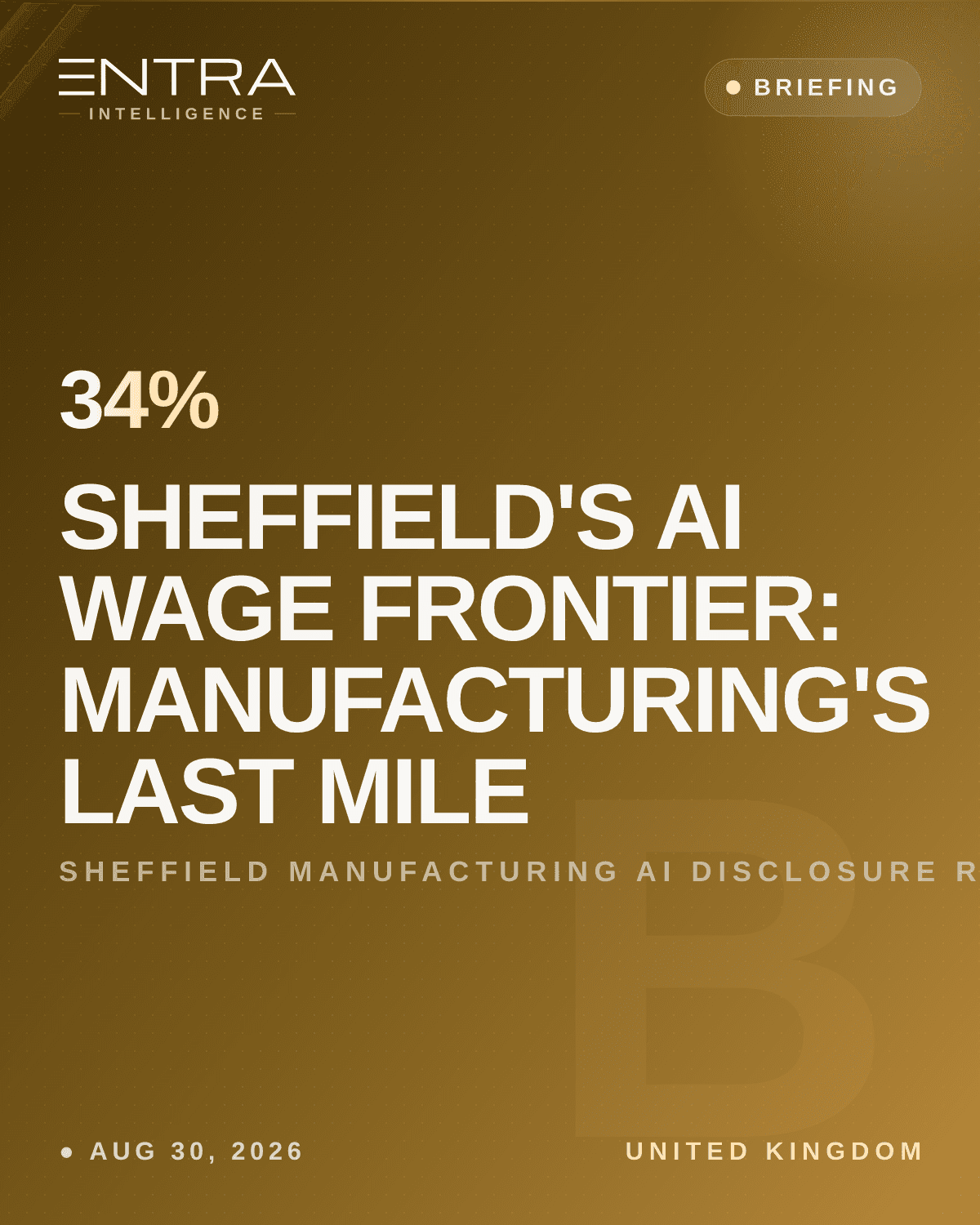 Sheffield's AI Wage Frontier: Manufacturing's Last Mile