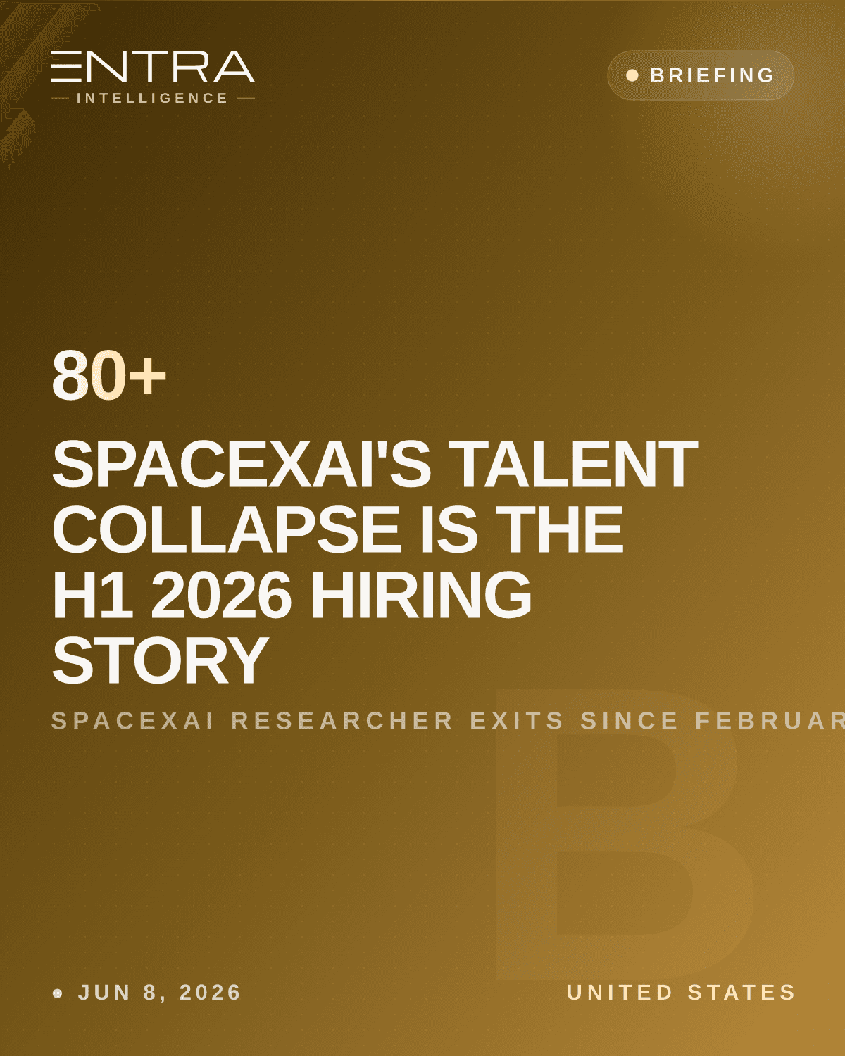 SpaceXAI's Talent Collapse Is the H1 2026 Hiring Story