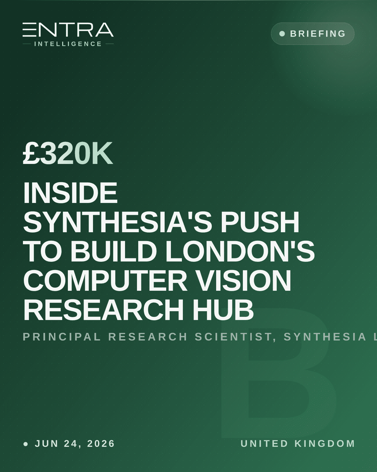 Inside Synthesia's Push to Build London's Computer Vision Research Hub