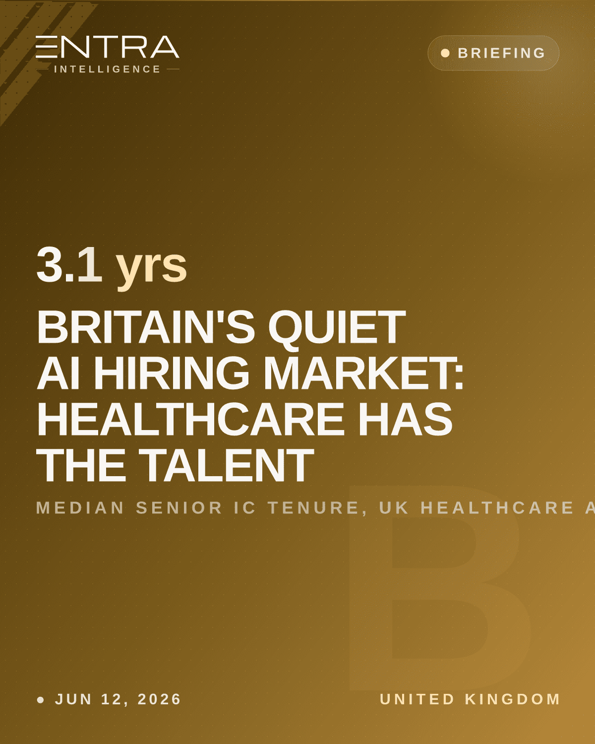 Britain's Quiet AI Hiring Market: Healthcare Has the Talent