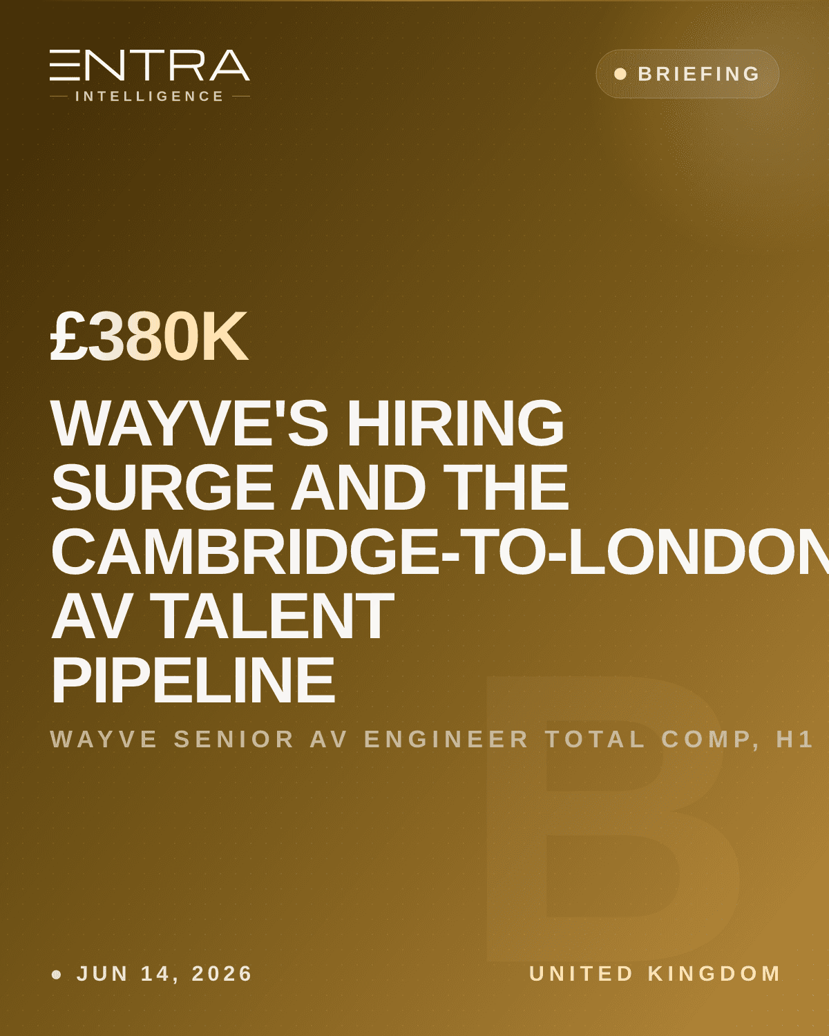 Wayve's Hiring Surge and the Cambridge-to-London AV Talent Pipeline