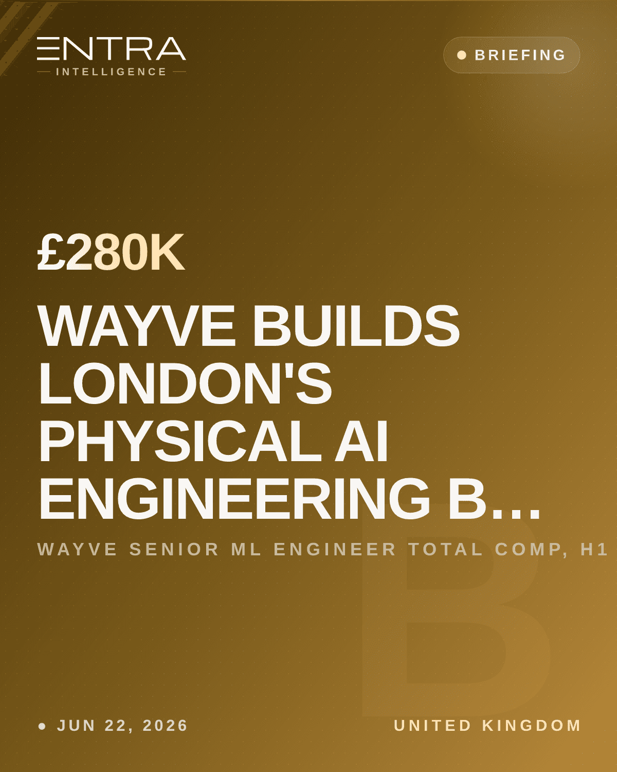 Wayve Builds London's Physical AI Engineering Bench